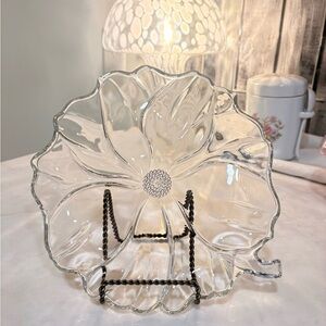 Garden Club “Daisy” glass plate